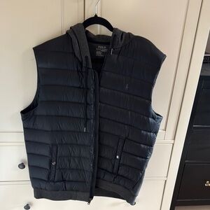Polo by Ralph Lauren Men's Charcoal Gray Puffer Vest